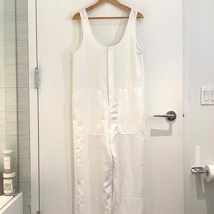 Zara White Jumpsuit Size XS